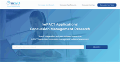 Desktop Screenshot of concussionresearch.com